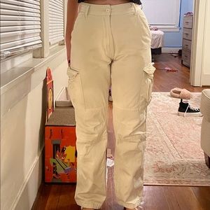 Canvas cargo pants
